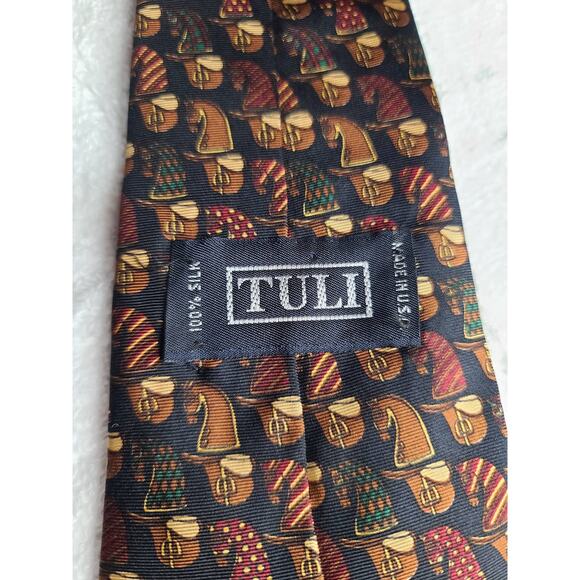 Tuli equestrian horse boot silk tie - Picture 3 of 4